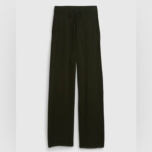 Gap CashSoft Drawstring Knit Pants - Dark Olive